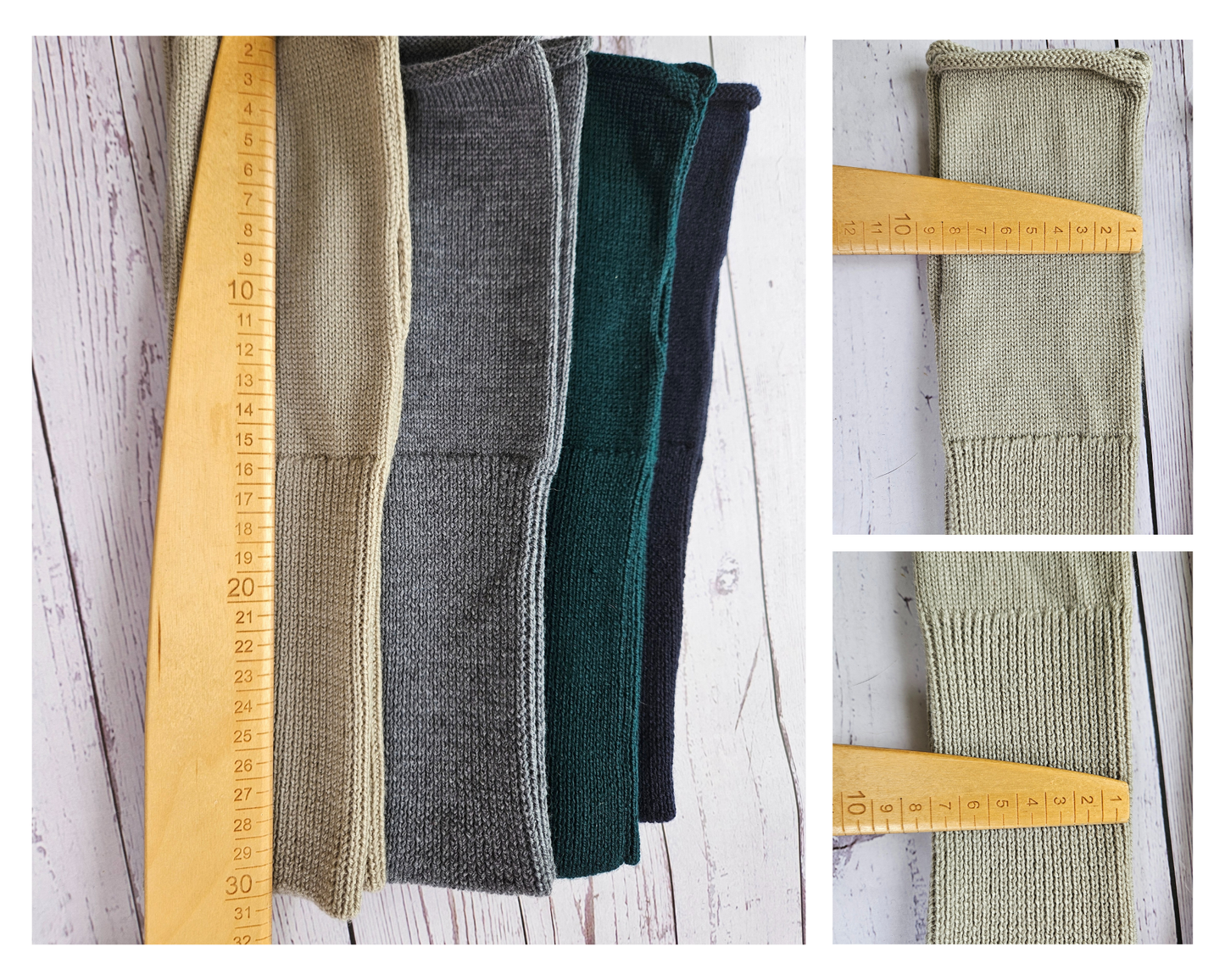 Merino vilnos megztos riešinės